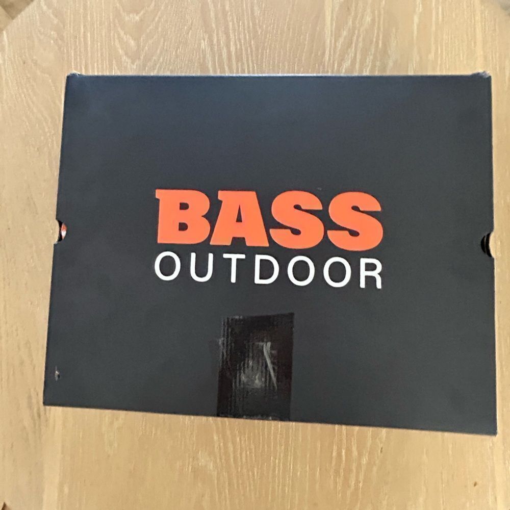 BASS OUTDOOR Men's Breathable Field Rainboot, Black, Size Men’s 9, NWT